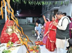 देवउठनी एकादशी पर मुख्यमंत्री निवास में श्रद्धा एवं पारंपरिक विधिविधान से हुआ तुलसी विवाह