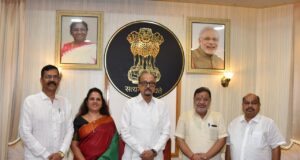राज्यपाल श्री डेका से क्षेत्र के जनप्रतिनिधियों ने की भेंट