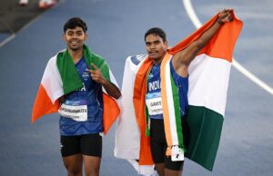 वित्त मंत्री श्री ओपी चौधरी ने राष्ट्रमंडल खेल 2026 में पदक विजेता दिलीप महादु गावित एवं मोहम्मद बासिल को दी बधाई