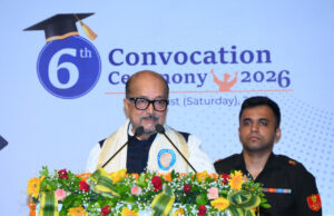 युवा ज्ञान, नवाचार और नैतिक मूल्यों से करें राष्ट्र निर्माण-राज्यपाल श्री रमेन डेका
