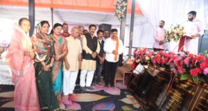 उपमुख्यमंत्री श्री विजय शर्मा ने किया शौर्य वाटिका का भूमिपूजन, लगभग 79 लाख रुपए के विकास कार्यों का किया लोकार्पण