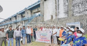 सेवा संकल्प अभियान में जल संरक्षण का संदेश, श्याम घुनघुट्टा जलाशय में हुआ ‘जल जन सेवा संकल्प’