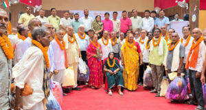 अंतर्राष्ट्रीय वृद्धजन दिवस पर वरिष्ठजनों का आत्मीय सम्मान