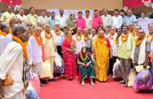 अंतर्राष्ट्रीय वृद्धजन दिवस पर वरिष्ठजनों का आत्मीय सम्मान