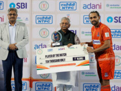 जसकरण सिंह के पांच गोलों के बावजूद बैलाडीला बुल्स जीत से दूर, संस्कारधानी स्ट्राइकर्स ने 5-5 से ड्रॉ कराया मुकाबला