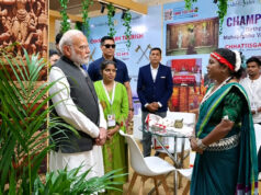 प्रधानमंत्री श्री नरेंद्र मोदी से रूबरू हुईं छत्तीसगढ़ की महिला उद्यमी हीना
